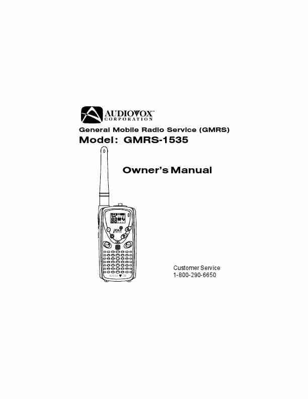 Audiovox Two-Way Radio GMRS1535-page_pdf